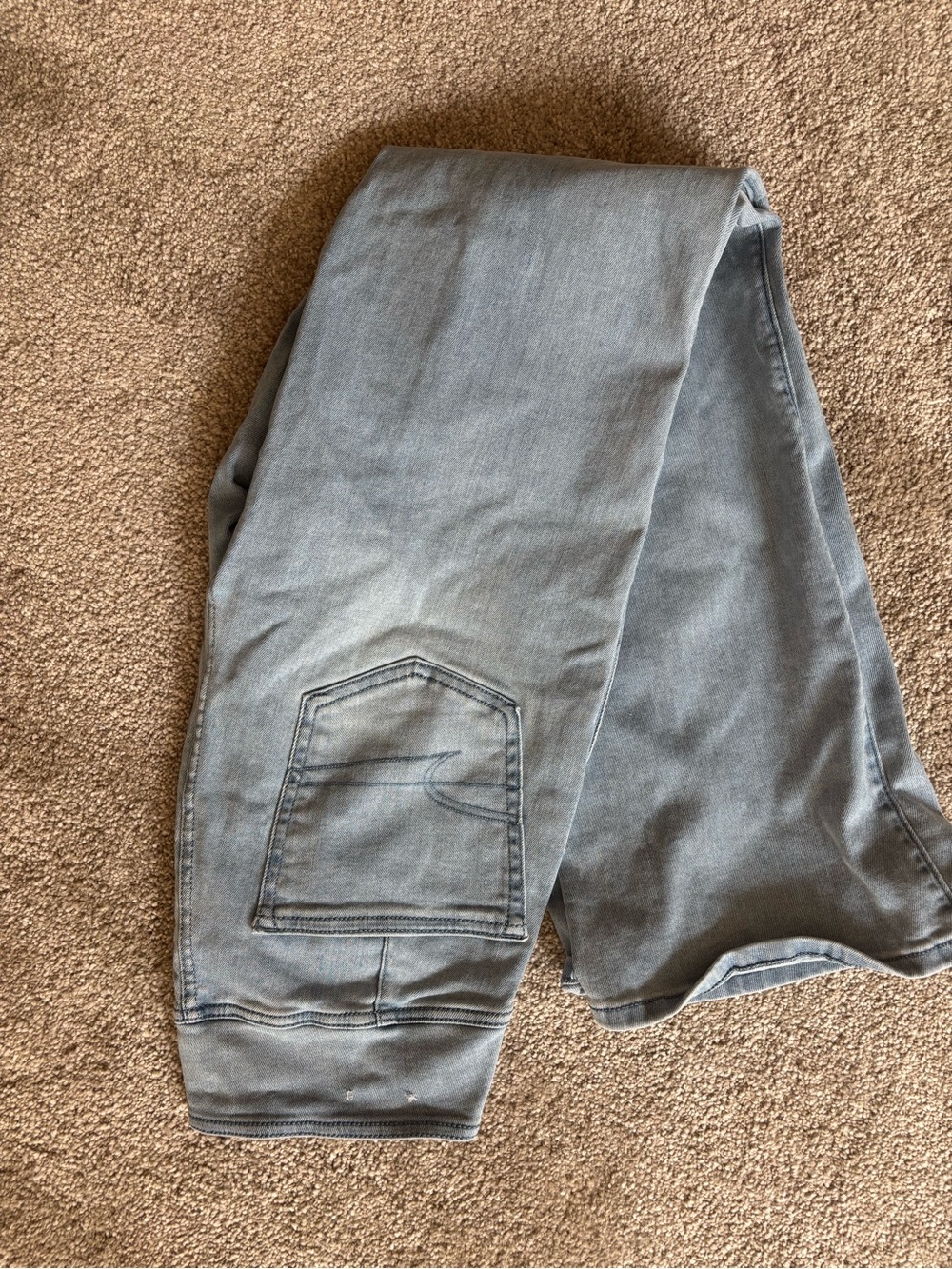 American Eagle Outfitters flare light wash